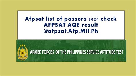 afpsat result 2024 list of passers|Announcement! 𝐀𝐅𝐏𝐒𝐀𝐓 𝐋𝐈𝐒𝐓 𝐎𝐅 𝐏𝐀𝐒𝐒𝐄𝐑𝐒 .